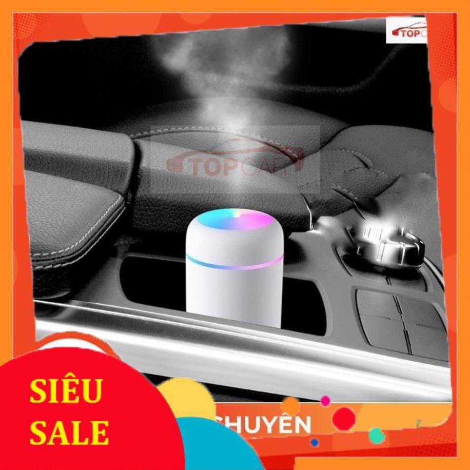 ⚡️HÀNG HOT⚡️Máy Phun Sương Tạo Độ Ẩm Không Khí Dung Tích 300ml Kết Hợp Với Đèn Led - Dạng Cầm Tay Dùng Được Trong Xe Hơi