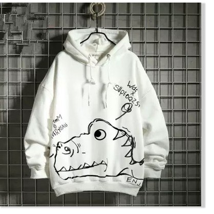 ÁO HOODIE NAM NỮ KHỦNG LONG BẠO CHÚA CẠP CẠP SIÊU CU TE CÂY ME