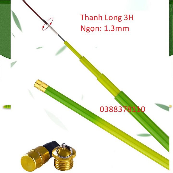 Cần Câu Tay 3H, Cần Câu Tay Thanh Long 3H, Cần Câu Cá, Cần Câu Đơn, Cần Câu Đài, Cần 3H - CT 3