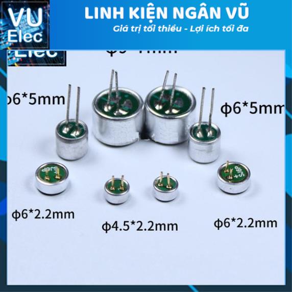 Cảm Biến Âm Thanh Mic Chính hãng nhiều loại