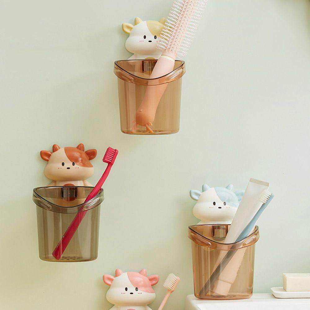 Giá Đỡ Bàn Chải Đánh Răng Gắn Tường Bằng Nhựa Tiện Lợi
