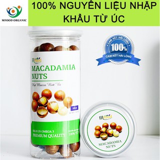 Hạt Macca Úc Loại 1 Nứt Vỏ Hũ 500g Thương hiệu MFOOD Tốt Cho Sức Khỏe - Tặng kèm dụng cụ tách vỏ