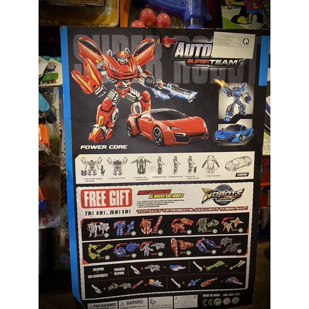 VĨ ĐỒ CHƠI SIÊU NHÂN BIẾN HÌNH XE HƠI