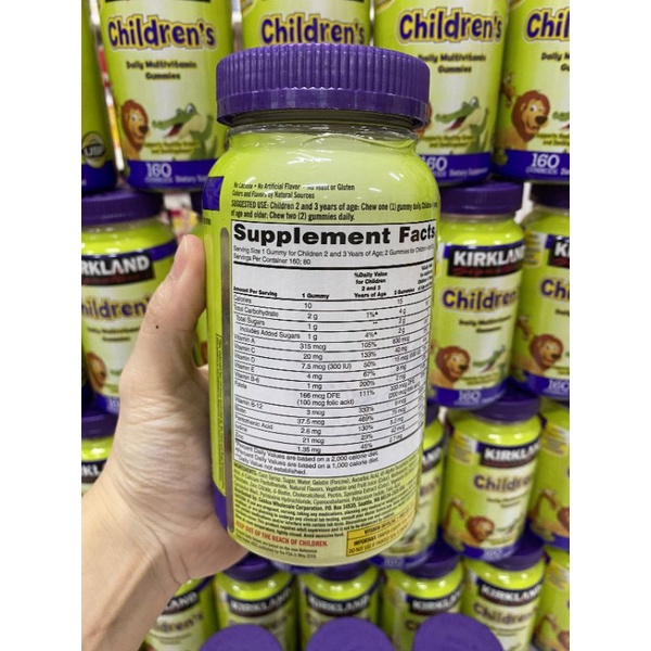 Kẹo Kirkland Children’s Multivitamin