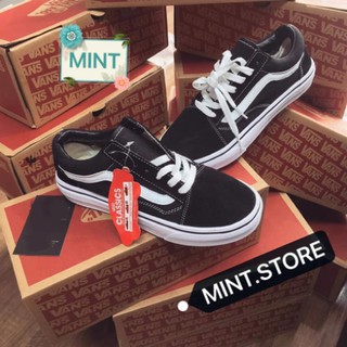 (Video cận cảnh) Giày thể thao Sneaker VNS oldskool đen trắng