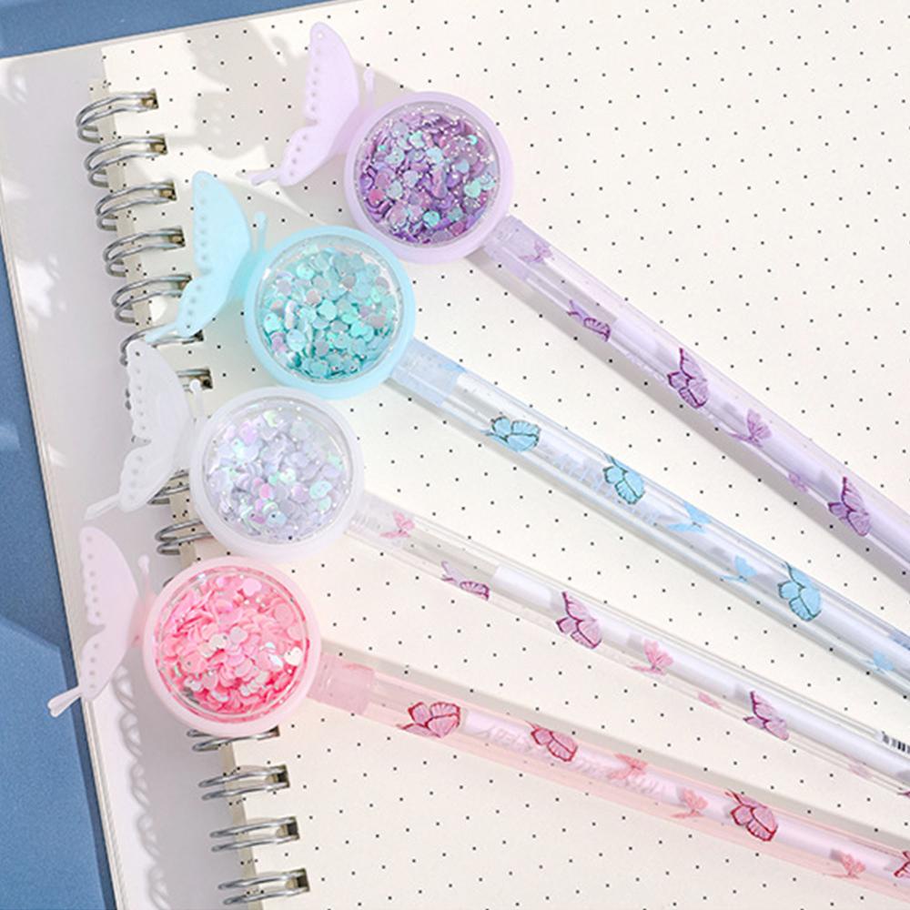 PEWANY Bút Gel Kim Sa Màu Sắc Ngẫu Nhiên