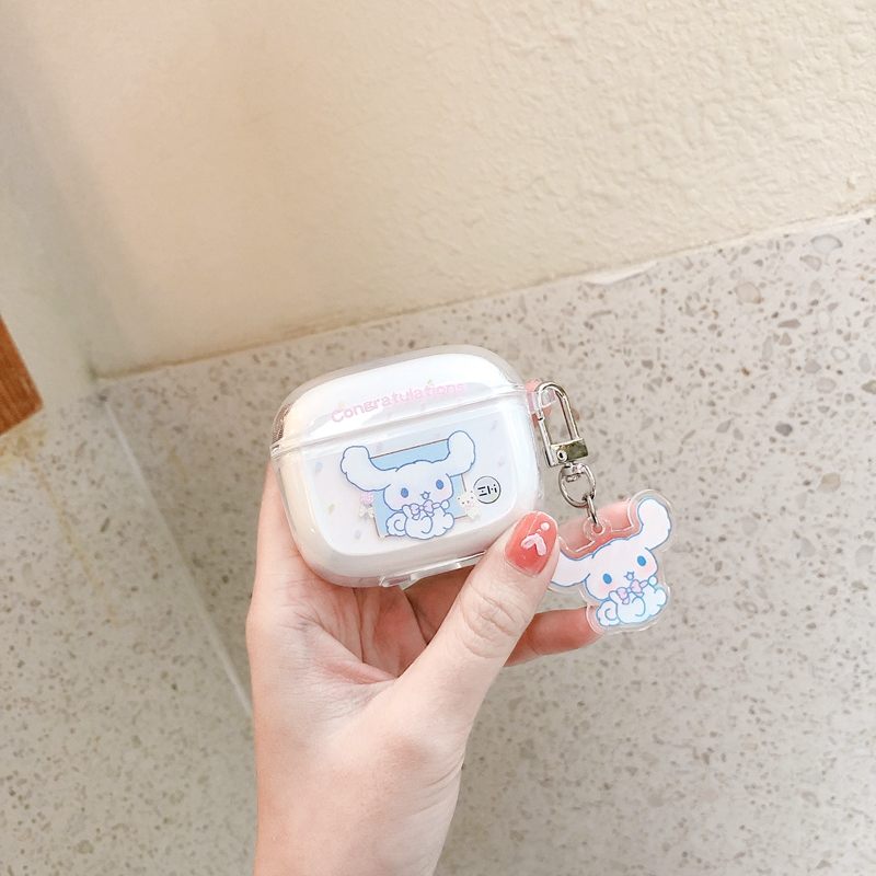 Vỏ bọc bảo vệ hộp sạc tai nghe trong suốt hình hoạt hình ZMI PURPODS PRO