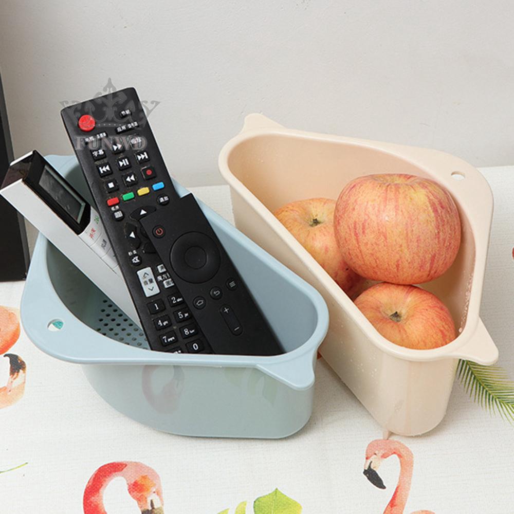 Gía để đồ dùng đa năng ráo nước hình tam giác tiện dụng cho bồn rửa