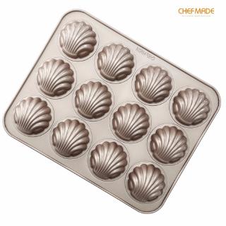 Khuôn Làm Bánh CHEFMADE Wk9316 Hình Vỏ Sò 12 Lỗ Chuyên Dụng