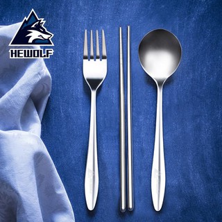 Bộ đũa thìa dĩa Hewolf HWP1343