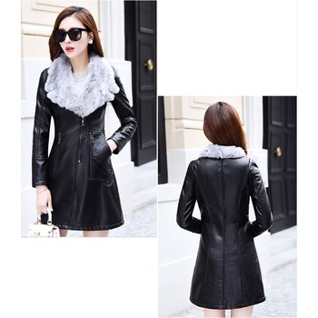 Áo khoác da cao cấp dáng dài cao cấp lót bông ấm
