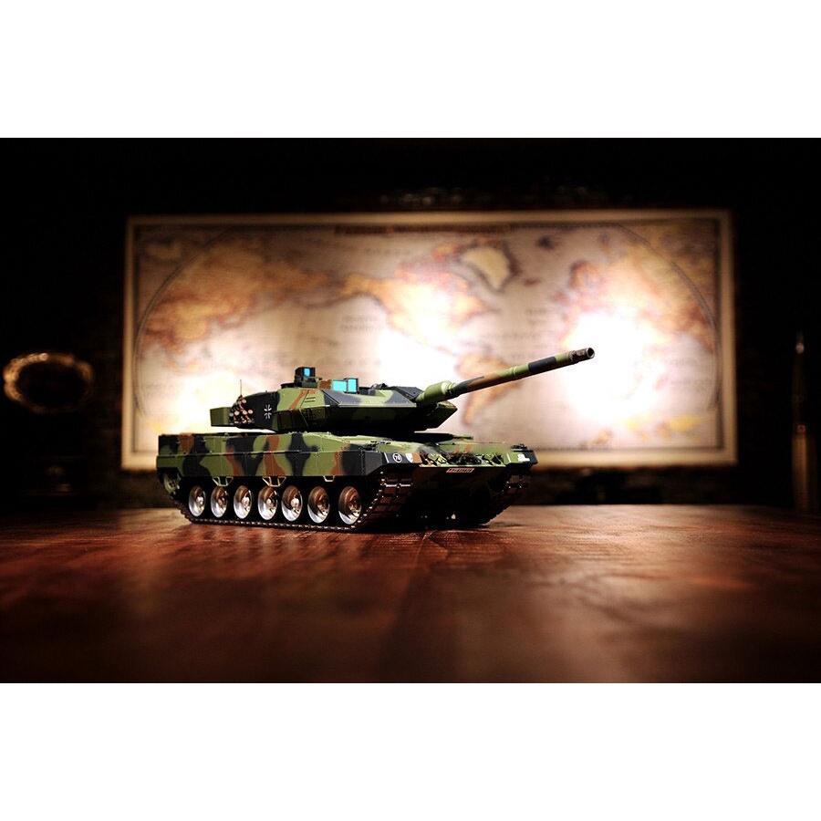 Xe Tăng Điều Khiển Từ Xa Leopard 2A6 - Phiên Bản Xích Nhựa Cực Tốt
