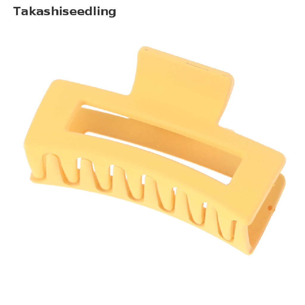 Kẹp tóc càng cua dáng vuông nhám thiết kế đơn giản thời trang dành cho nữ