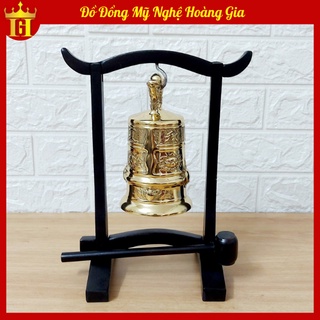 Chuông Đồng Treo Giá Gỗ