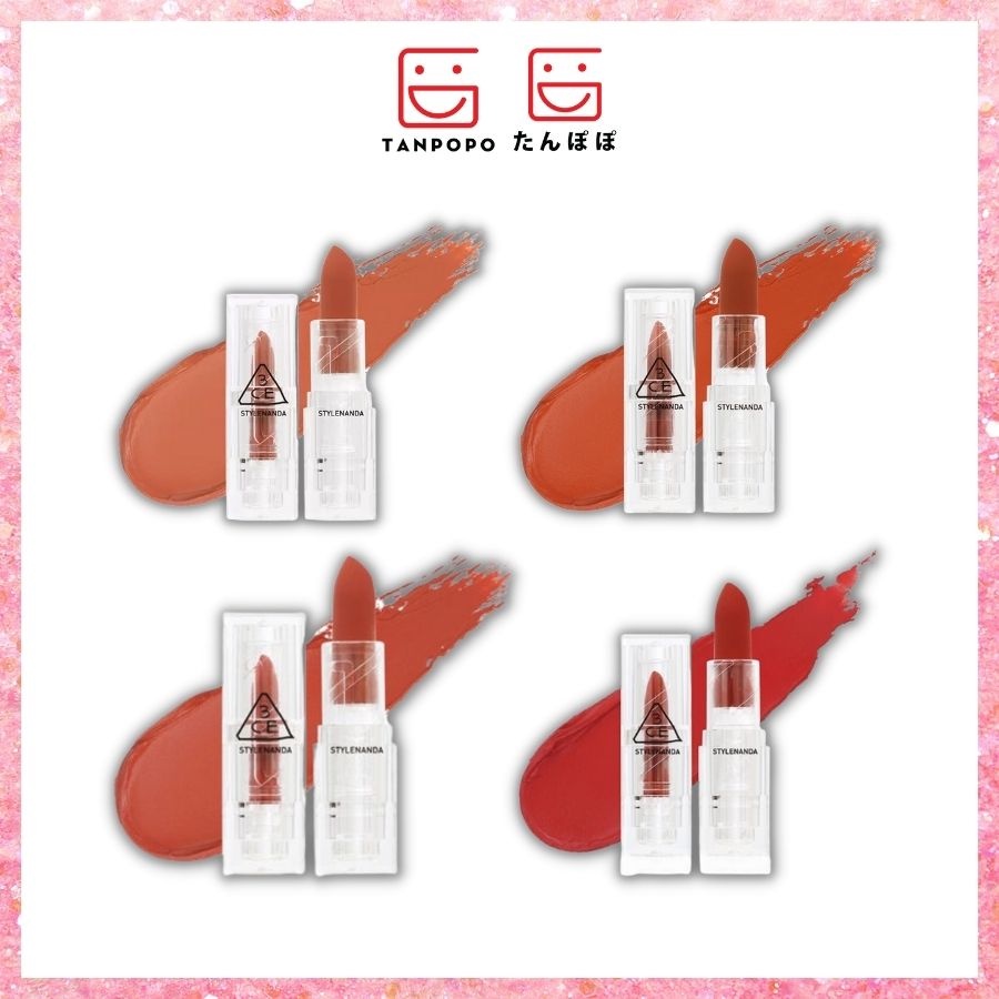 [Có sẵn] Son Thỏi 3CE Soft Matte Lipstick (Clear Layer Edition)