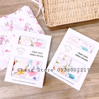 Hộp 2 Khăn Đa Năng Aden & Anais Sợi Tre Cao Cấp Siêu Mềm Cho Bé Kiluta 120*120 cm