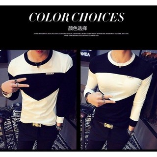 Áo thun nam tay dài cotton 4 chiều