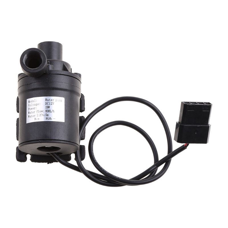 Máy Bơm Nước Động Cơ Không Chổi Than 800l / H 5m Dc 12v Kèm 4 Đầu Cắm Tiện Dụng