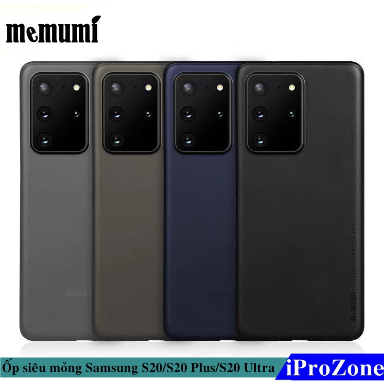 Ốp lụa siêu mỏng cho Samsung galaxy S20 , S20 Plus , S21 Ultra , S21 , S21 Plus , S20 Ultra chính hãng Memumi