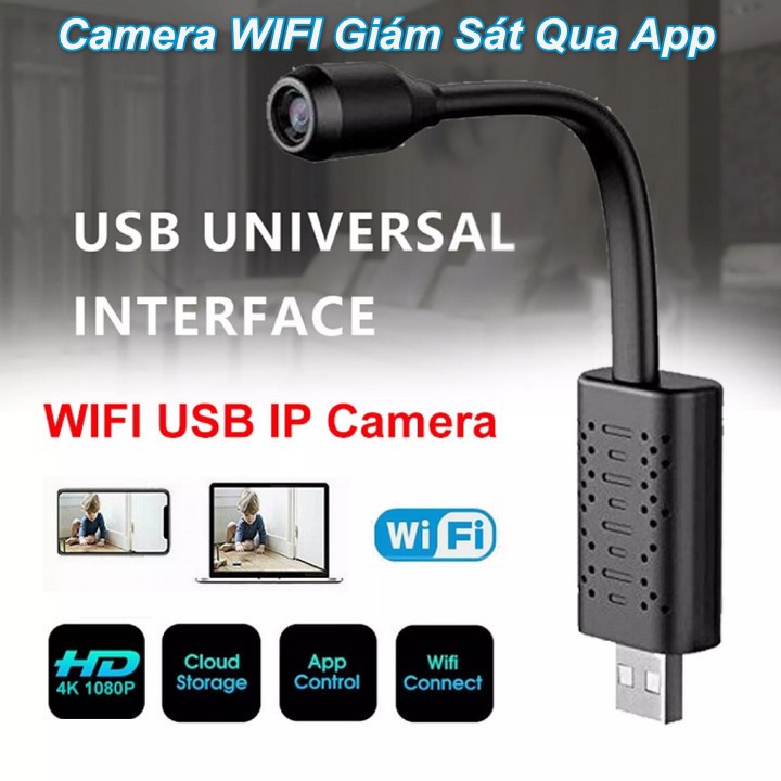 Camera Wifi bẻ góc siêu mini (tặng thẻ 16gb)