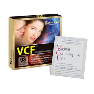 VCF màng film tránh thai hộp 3 miếng