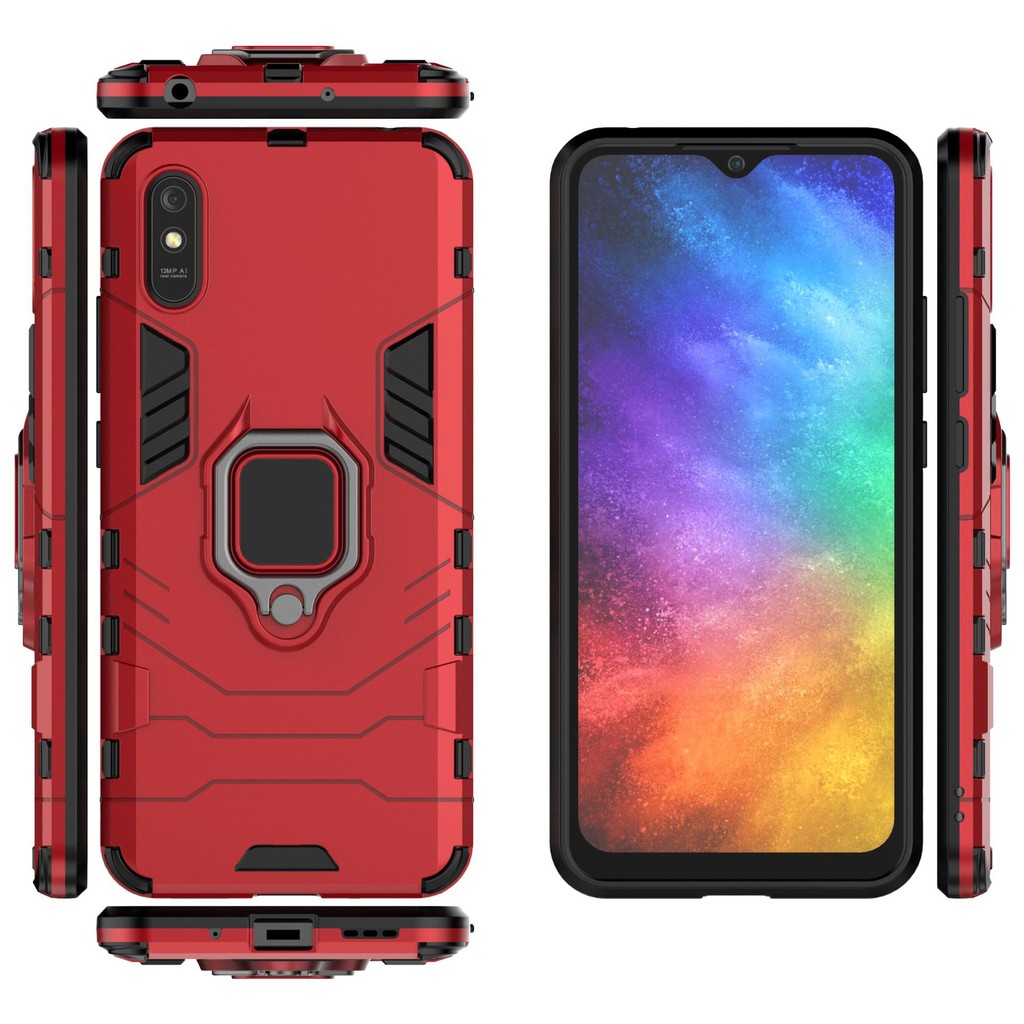 Ốp lưng Xiaomi Redmi Note 8 pro/ Note 8/ Note 9s/Note 9 Pro/Redmi 9/Redmi 9A/Redmi 9C chống sốc Iron Man Iring siêu bền