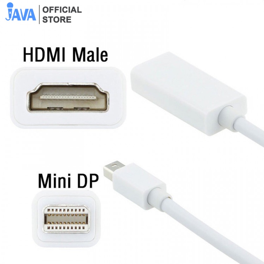 Cáp chuyển Display Port Mini  to HDMI - DP Mini to HDMI - Dùng cho Macbook