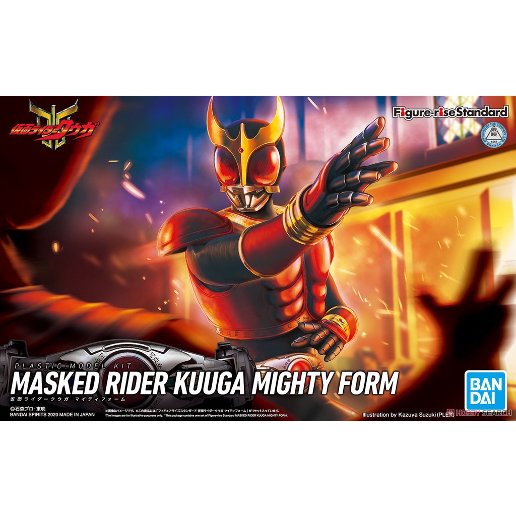 Mô hình lắp ráp Figure-rise Standard Kamen Rider Kuuga Mighty Form Bandai