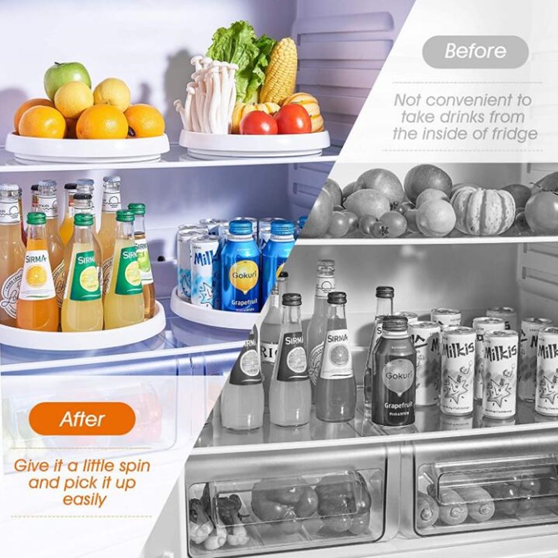 A-LIFETủ Lười Biếng Pantry Cabinet A-LIFE Pantry Cabinet ​Tấm Lót Tủ Lạnh Chống Trượt Có Thể Xoay Tiện Dụng Cho Nhà Bếp