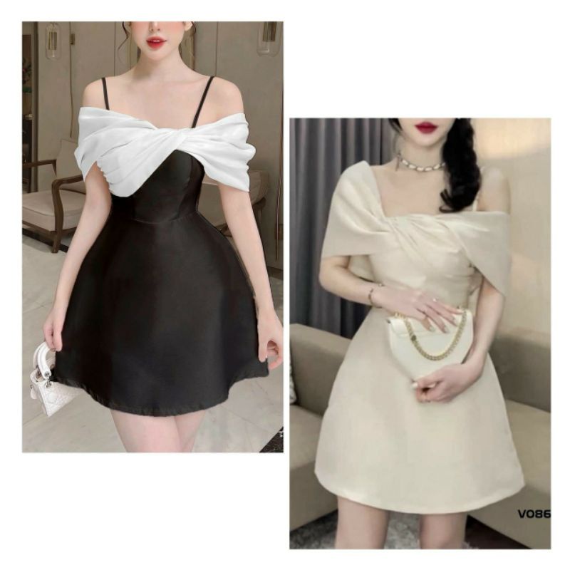 ĐẦM HAI DÂY RỚT VAI XOẮN CHÉO XỊN XÒ TIỆC TÙNG, ĐÁM CƯỚI