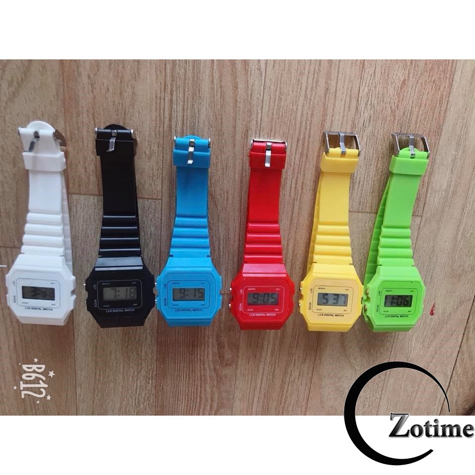 (Giá sỉ) Đồng hồ điện tử nam nữ thể thao dây nhựa ZO11 Siêu Hot