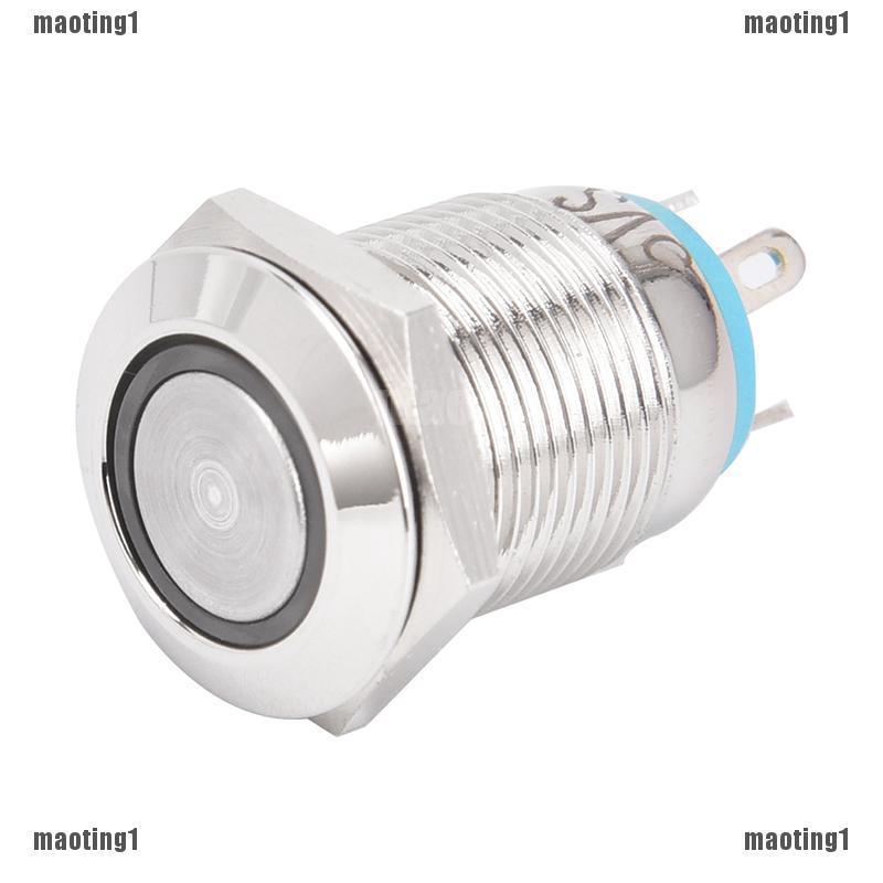maoting.vnCông tắc nút nhấn có đèn LED 12mm 5V chống nước♥ | WebRaoVat - webraovat.net.vn