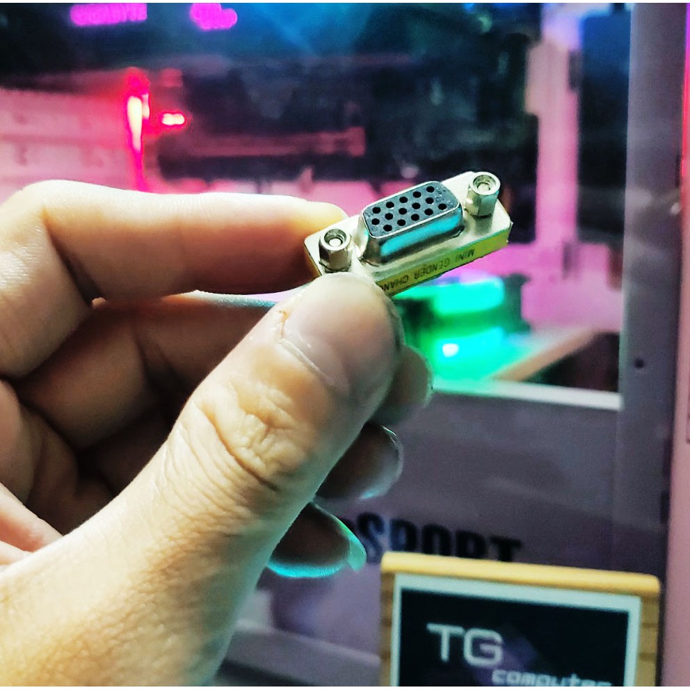 Đầu nối vga-vga, nối dài dây vga 2 đầu âm - Female to Female -  Hàng chất lượng