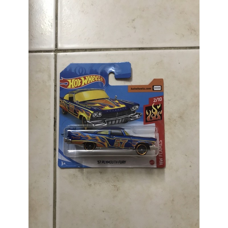 Hot Wheels 1/64 '57 Plymouth Fury.
