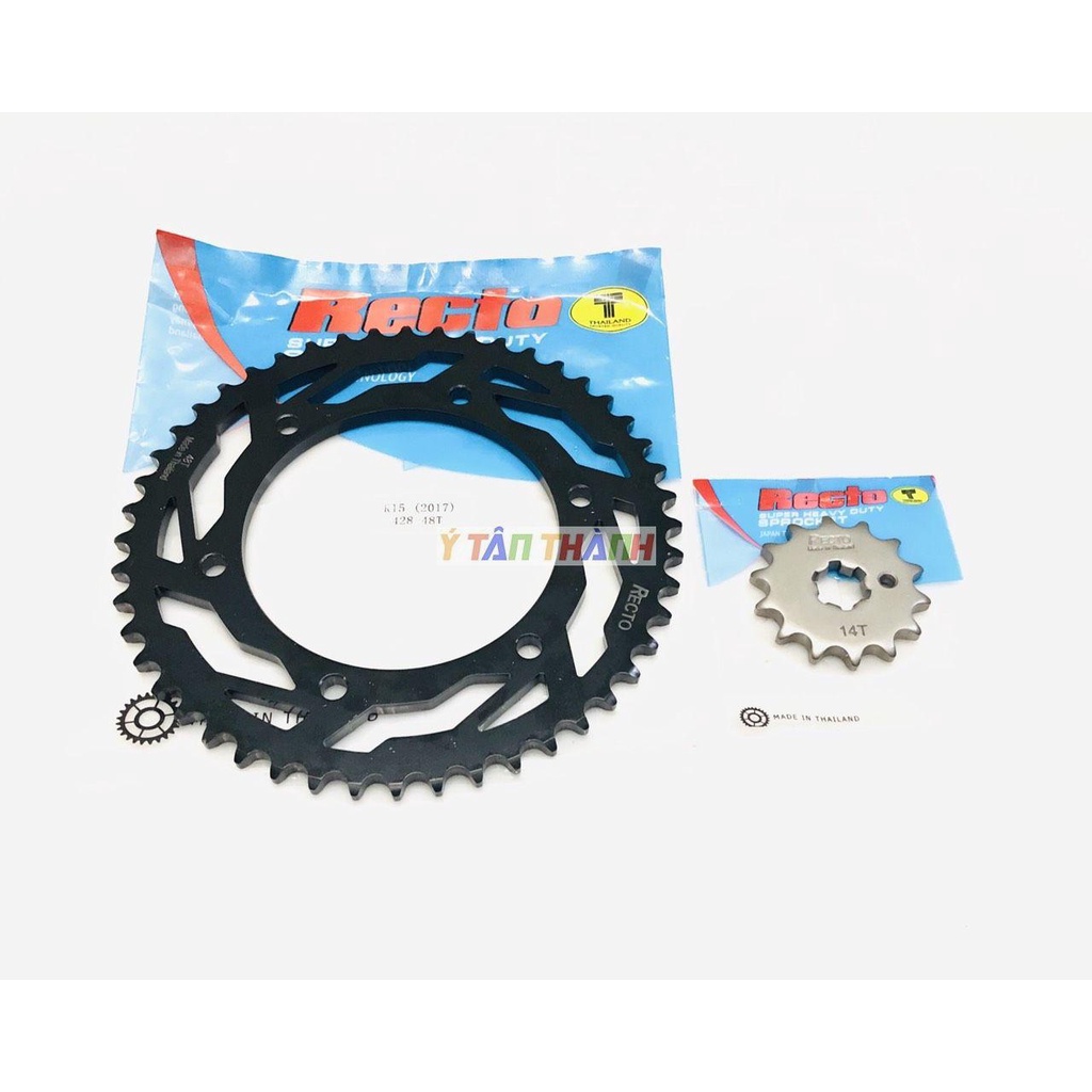 bộ nhông dĩa recto dùng cho xe R15 V3 MS 253