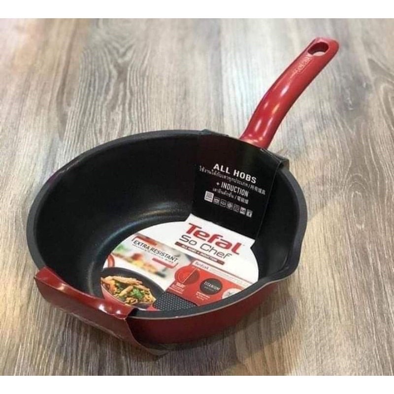 Chảo Tefal chống dính cao cấp sâu lòng, nông lòng đủ size hàng chính hãng dùng được mọi loại bếp