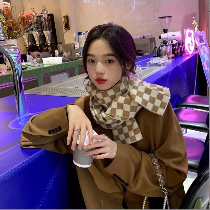 Khăn Choàng Cổ Nữ Chất Liệu Len Dệt Kim Thời Trang Phong Cách Hàn Quốc,Trẻ Trung Dễ Phối Đồ (150*28) - KCC15