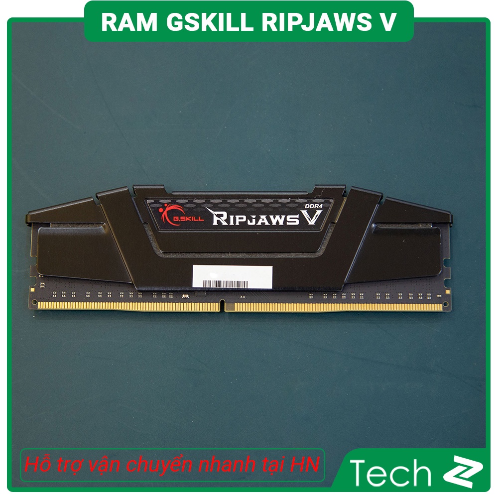 Ram Desktop Gskill RIPJAWS V BLACK (F4-3000C16D) 16GB (2x8GB) / 32GB (2x16GB) DDR4 3000Mhz