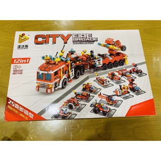 Xe cứu hỏa biến hình robot 12in1
