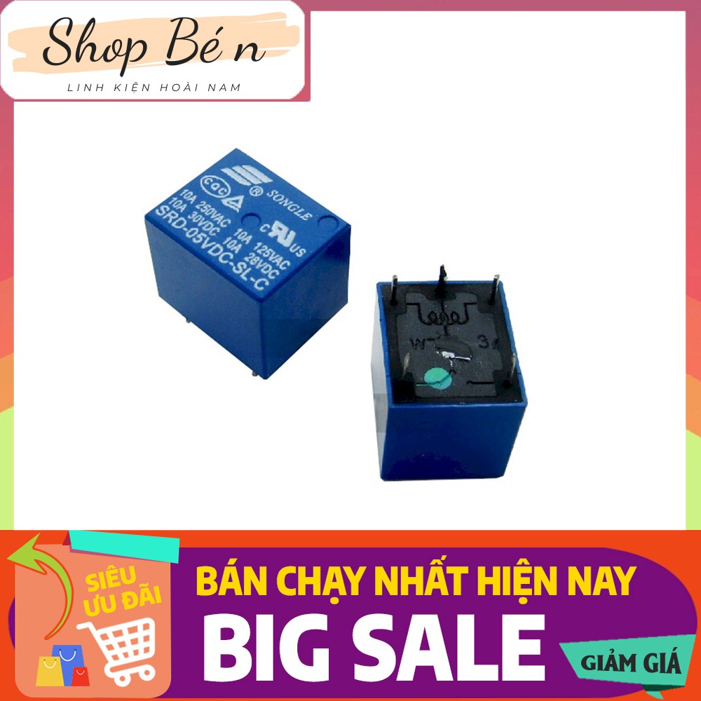 Relay 5V10A SRD-5VDC-SL-C