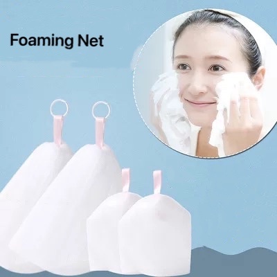 (Hàng Mới Về) 1 Túi Lưới Đựng Xà Phòng Tạo Bọt Handmade Màu Sắc Ngẫu Nhiên Tiện Dụng Cho Phòng Tắm