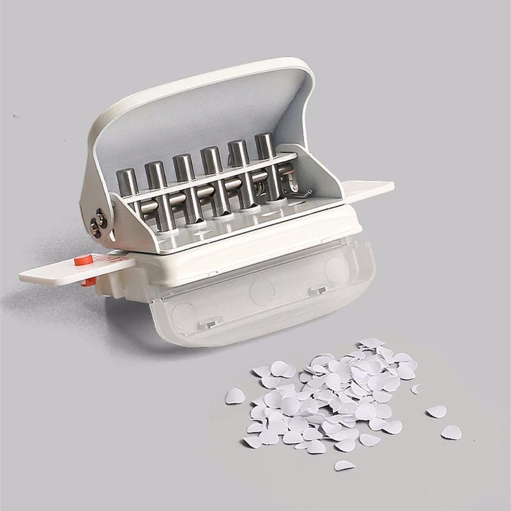 PEWANY Dụng Cụ Đục Lỗ Giấy 6 Lỗ 6mm Chuyên Dụng Cho Sổ Tay Trường Học