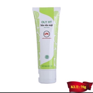 SỮA RỬA MẶT TRẮNG DA - NGỪA MỤN TINH CHẤT DƯA LEO OLY HT (70G) (có giấy)