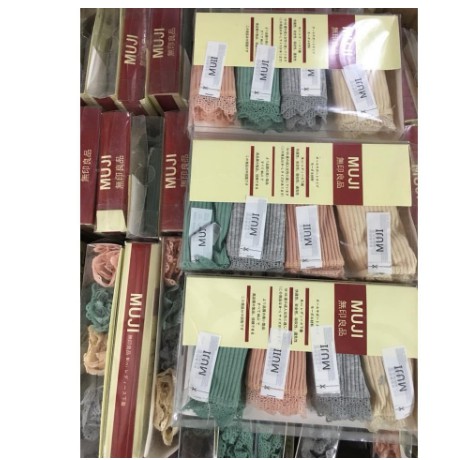 SET 4 QUẦN LÓT Mujj NGĂN TĂM XUẤT NHẬT CHO CHỊ EM-SIÊU XINH HÀNG CHẤT LƯỢNG CAO