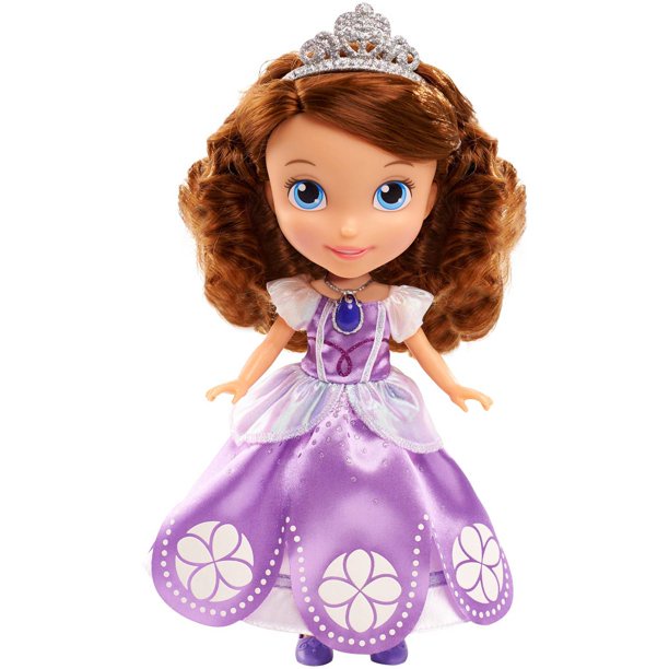 Búp Bê Mỹ Disney  Công Chúa Mắt Vẽ 30 Cm - Just Play Sofia The First Royal Sofia Doll 12 Inch (Thanh Lý Tồn Kho)