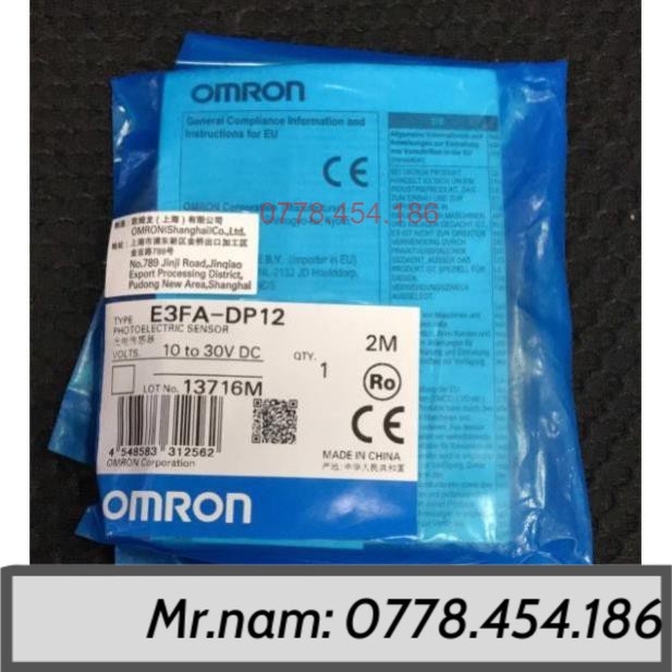 cảm biến quang omron E3FA-DP12 2M