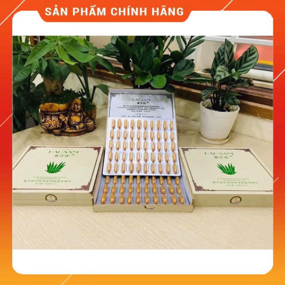 Viên Thải Chì Haosani [ 1 Hộp 2 vỉ 100 viên ] Viên Hút Thải Chì Chính Hãng Haosani _ Viên Thải Chì _ Hộp Thải Chì