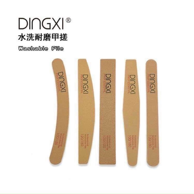 Dũa nhám móng tay DINGXi vàng da bò