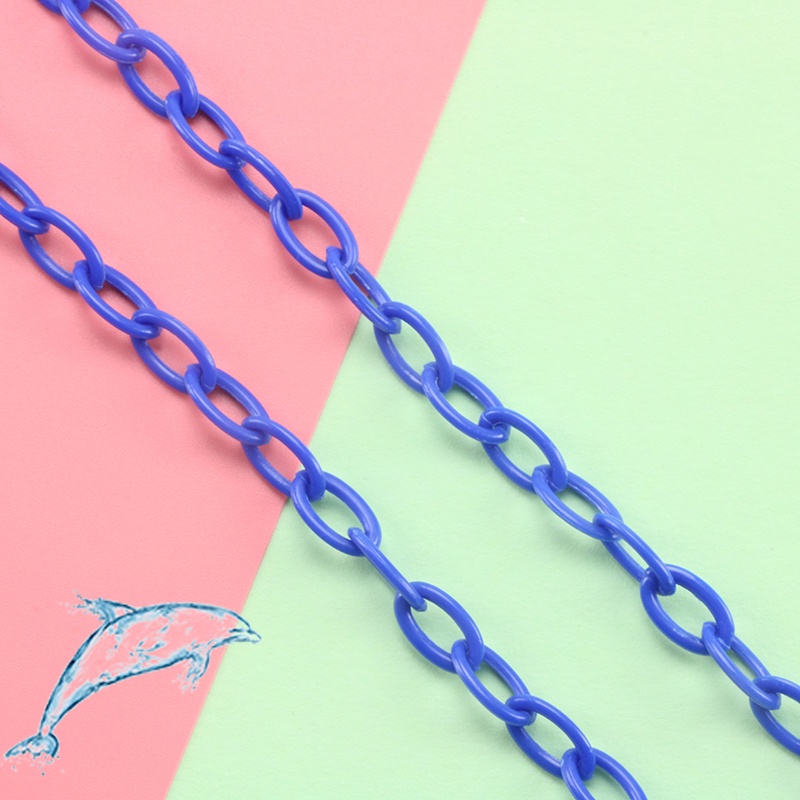 Dây Xích Nhựa acrylic 8 * 13mm Dùng Làm Đồ Trang Sức Thủ Công diy