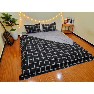 DRAP COTTON POLY CARO PHỐI XÁM CỰC ĐẸP